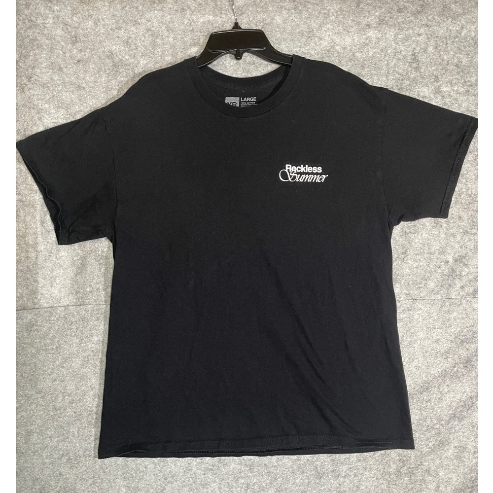 Young & Reckless Summer Los Angeles Graphic‎ T-Shirt Black Mens Large YR Tee